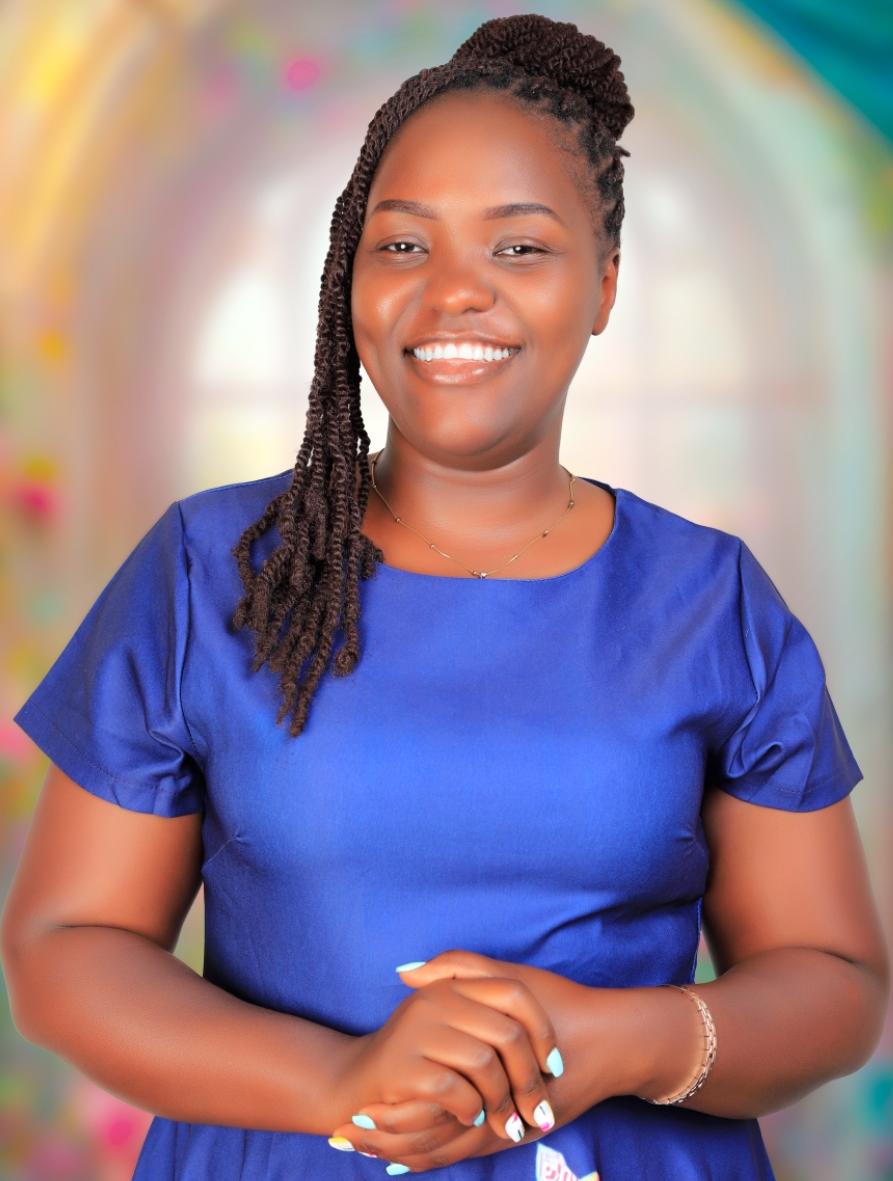 Close up portrait of a smiling young African professional woman